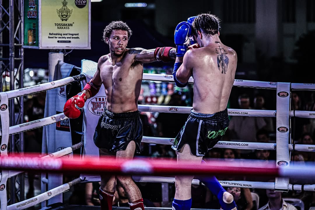 Josh Thomas in action